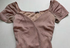 Fashion Nova Bodysuit Small Pink