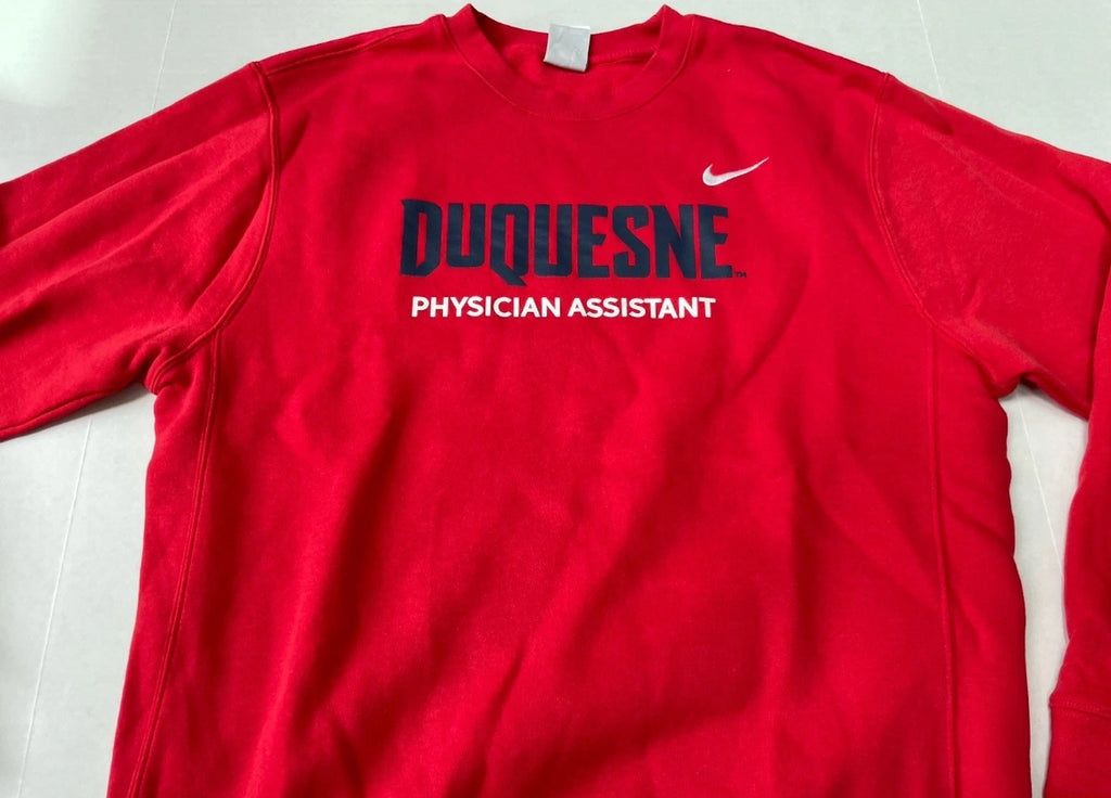 Nike Sweatshirt Medium Red Cotton blend