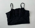 Divided Tank Top Extra Small BlackCanvas