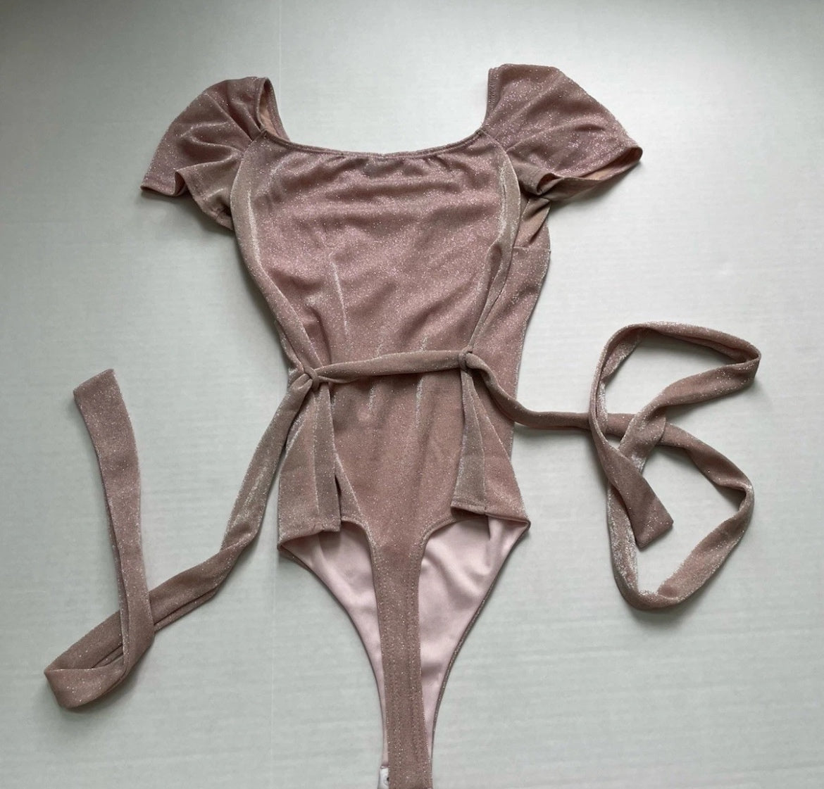 Fashion Nova Bodysuit Small Pink