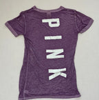 PINK T-Shirt Extra Small PurpleCotton/Polyester blend