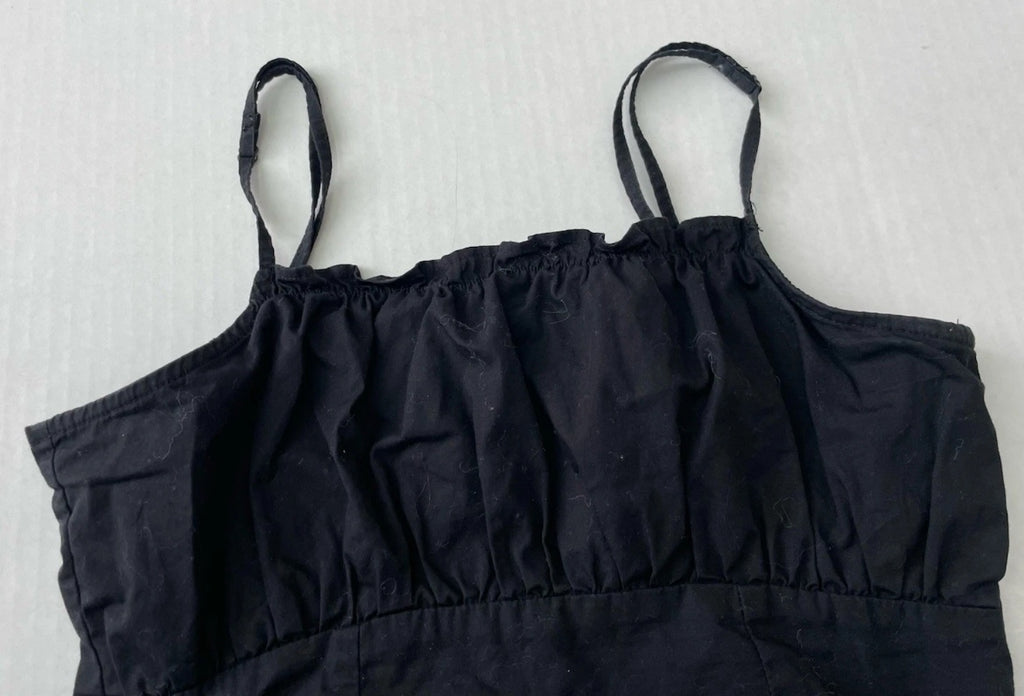 Divided Tank Top Extra Small BlackCanvas