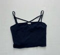 Hollister Tank Top Medium Navy Blue Cotton