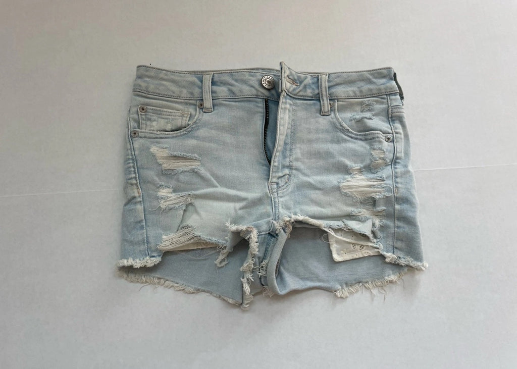 American Eagle Denim Shorts 4 Light Blue