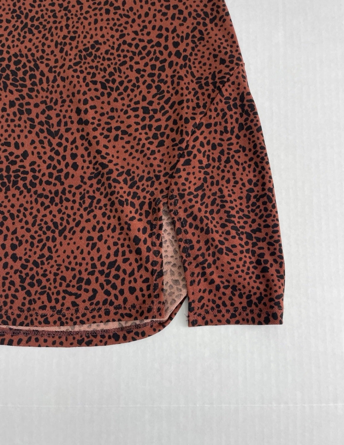 Windsor Slip Dress Extra Small Brown with black spotsPolyester