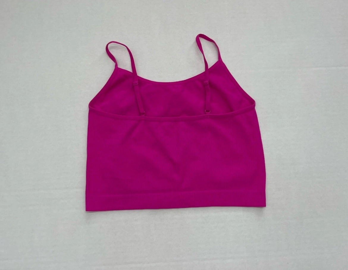 Wild Fable Crop Top Extra Small Pink Ribbed Rayon