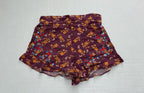 Xhilaration Shorts Extra Small BurgundyCotton/Rayon blend with embroidery and sequins