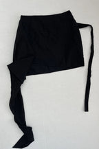 SHEIN Skirt Extra Small BlackCotton/Chiffon (or similar lightweight fabric)