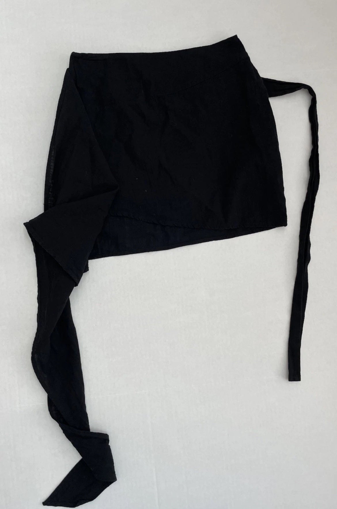 SHEIN Skirt Extra Small BlackCotton/Chiffon (or similar lightweight fabric)