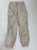Garage Cargo Pants Small Beige Cotton