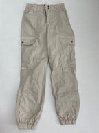 Garage Cargo Pants Small Beige Cotton