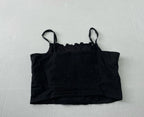 Divided Tank Top Extra Small BlackCanvas