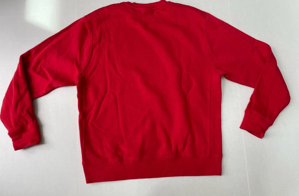 Nike Sweatshirt Medium Red Cotton blend