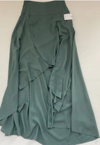 O’Neil Maxi Skirt Small GreenViscose