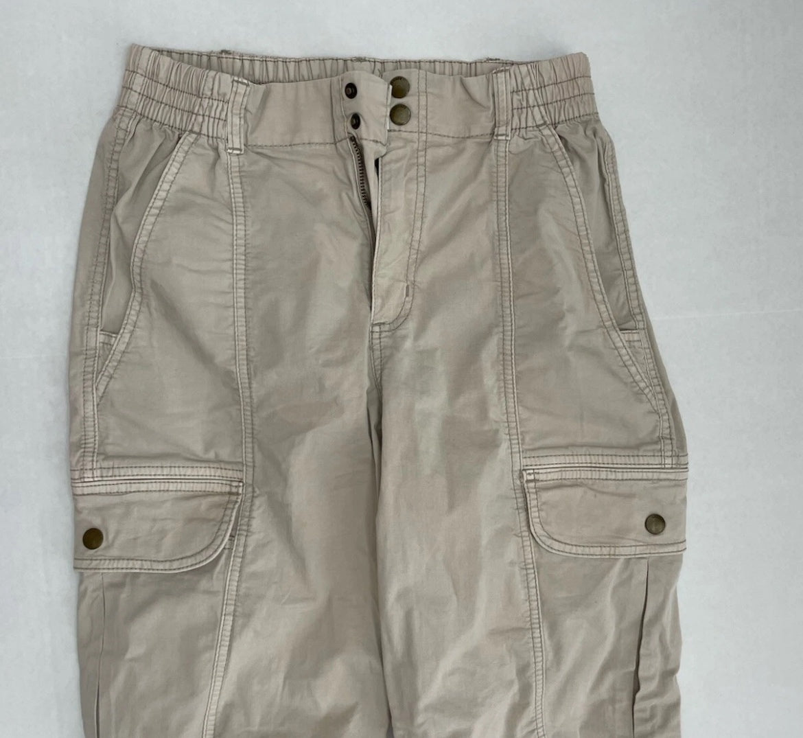 Garage Cargo Pants Small Beige Cotton