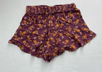 Xhilaration Shorts Extra Small BurgundyCotton/Rayon blend with embroidery and sequins