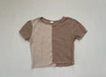 Garage Short Sleeve Extra Small Beige and Taupe