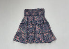 American Eagle Skirt Extra Small Navy blue with pink and green floral pattern Viscose