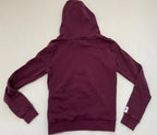 PINK Hoodie Extra Small Burgundy Cotton