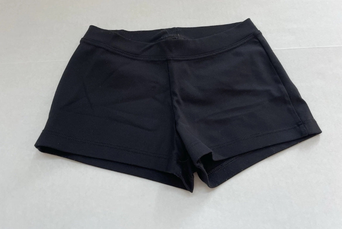 Capezio Shorts Small Black Spandex