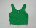 Wild Fable Crop Top Extra Small Green Cotton
