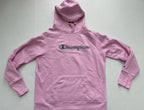 Champion Hoodie Small Pink Cotton/Polyester