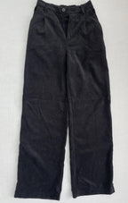 Divided Wide Leg Pants Extra Extra Small Black Corduroy