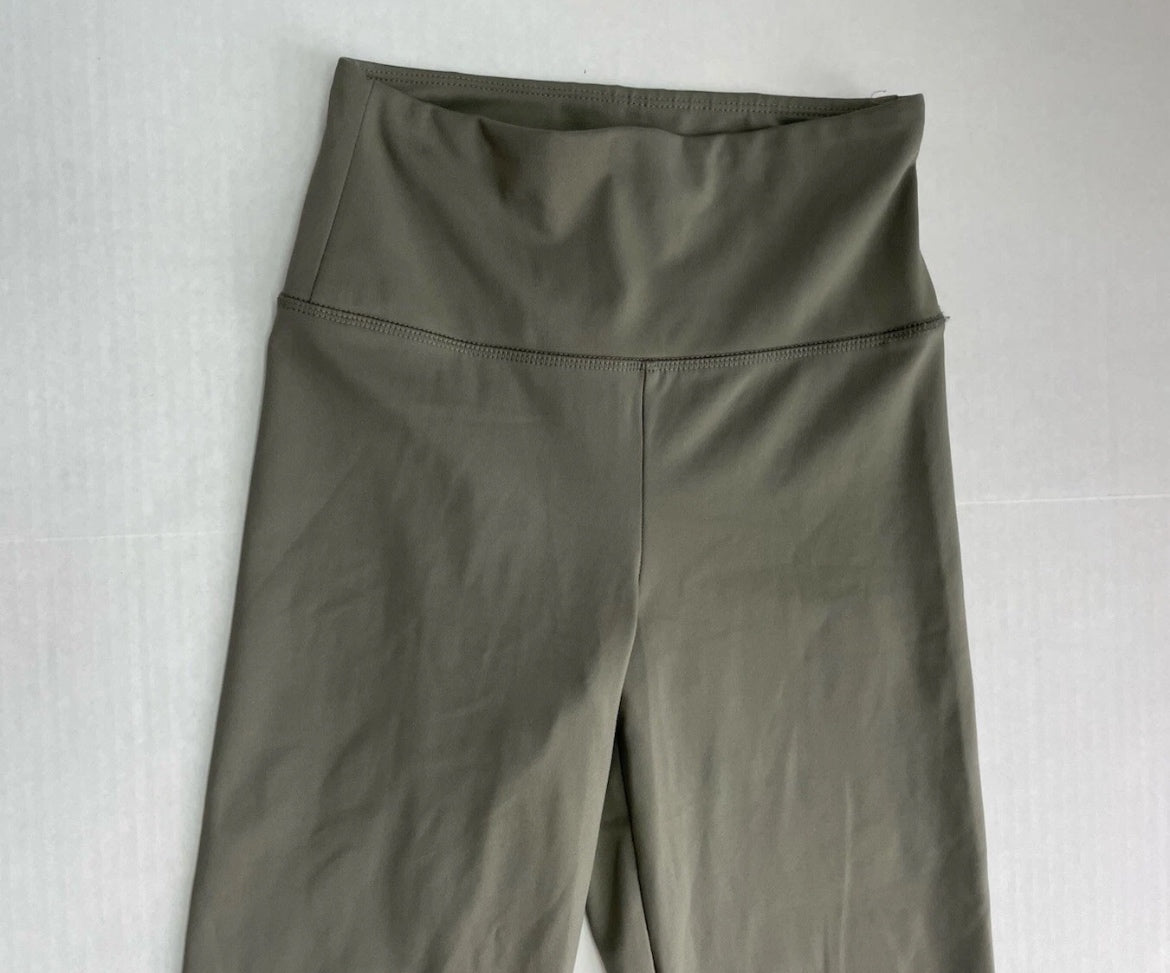 American Eagle Flare Leggings Petite Extra Small Olive Green Polyester