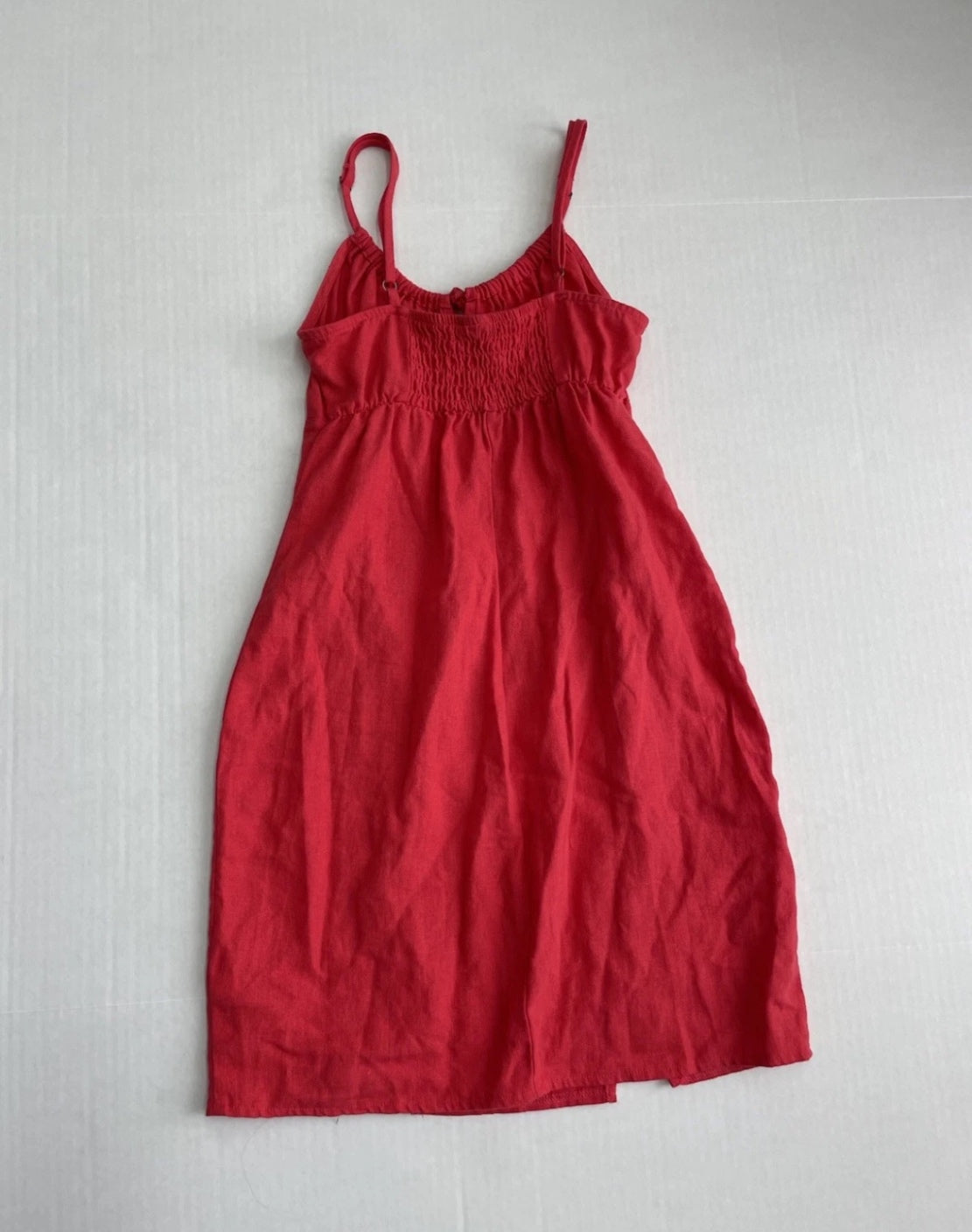 Wild Fable Slip Dress Extra Extra Small Red Linen
