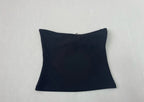 Divided Strapless Top Extra Extra Small Black Polyester