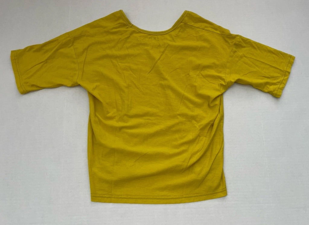 KO+O T-Shirt Extra Extra Small Yellow Cotton/Polyester