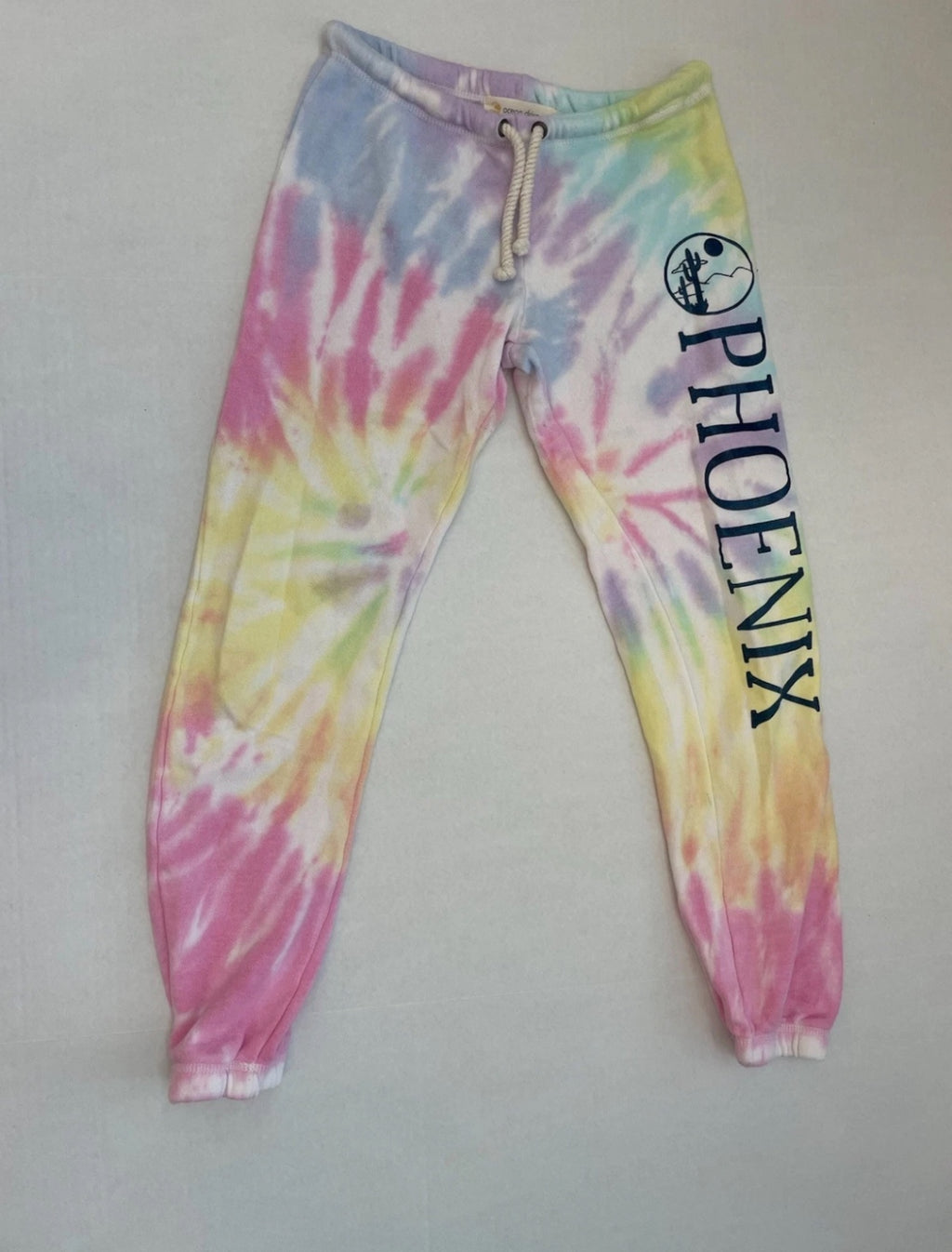 Ocean Drive Sweatpants Small Multicolor (pink, yellow, blue, purple, green) Cotton/Polyester