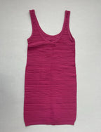 Forever 21 Slim Mini Dress Small Pink Polyester/Spandex