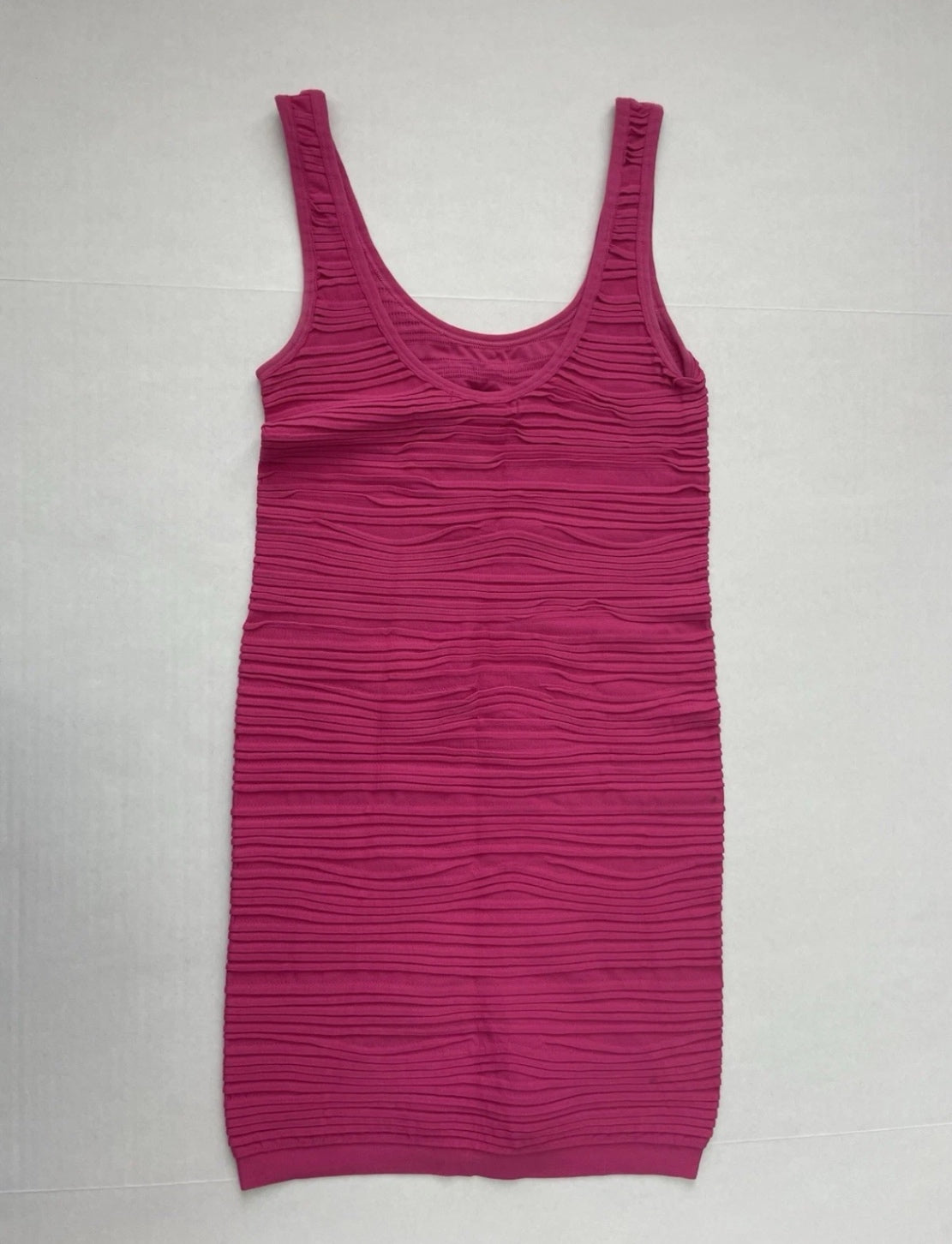 Forever 21 Slim Mini Dress Small Pink Polyester/Spandex