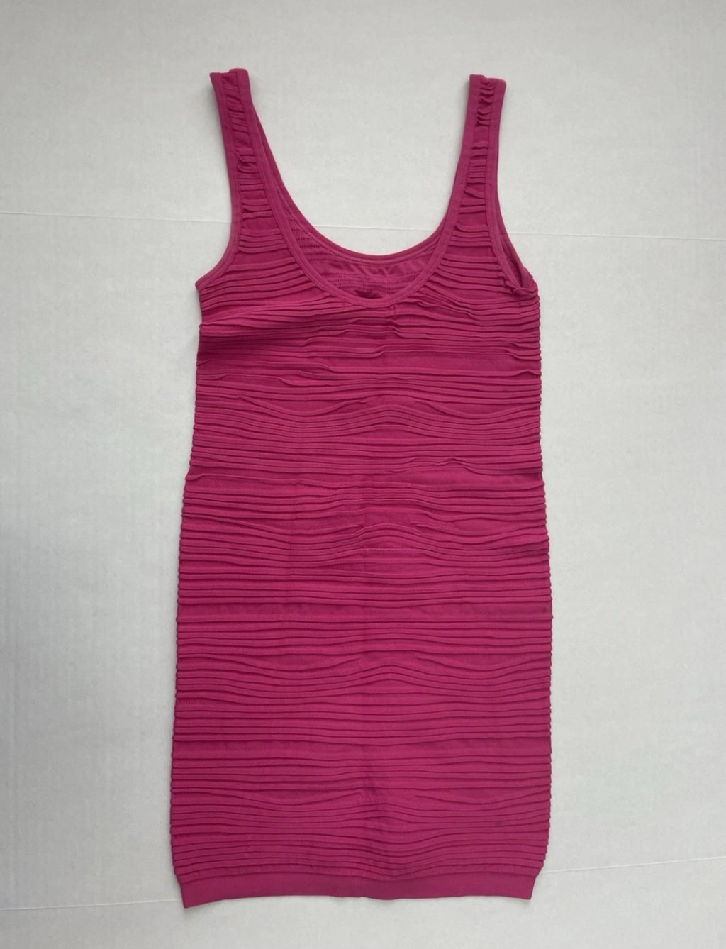 Forever 21 Slim Mini Dress Small Pink Polyester/Spandex