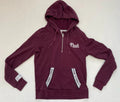 PINK Hoodie Extra Small Burgundy Cotton
