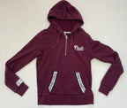 PINK Hoodie Extra Small Burgundy Cotton