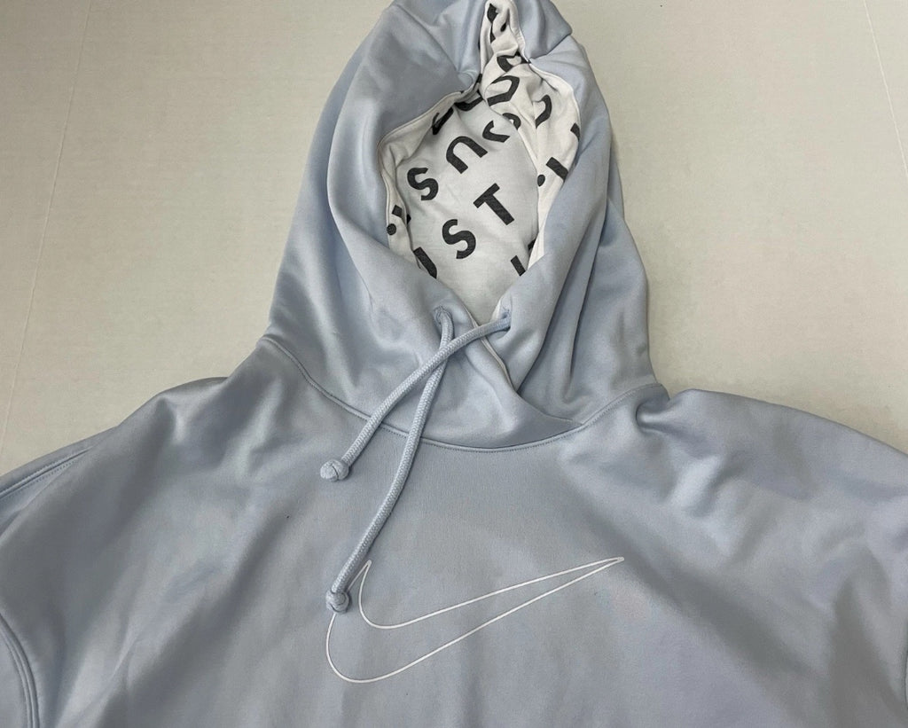 Nike Sweatshirt Small Light Blue Polyester/Spandex