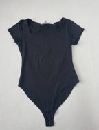 Gaze Bodysuit Small Black Polyester/Spandex