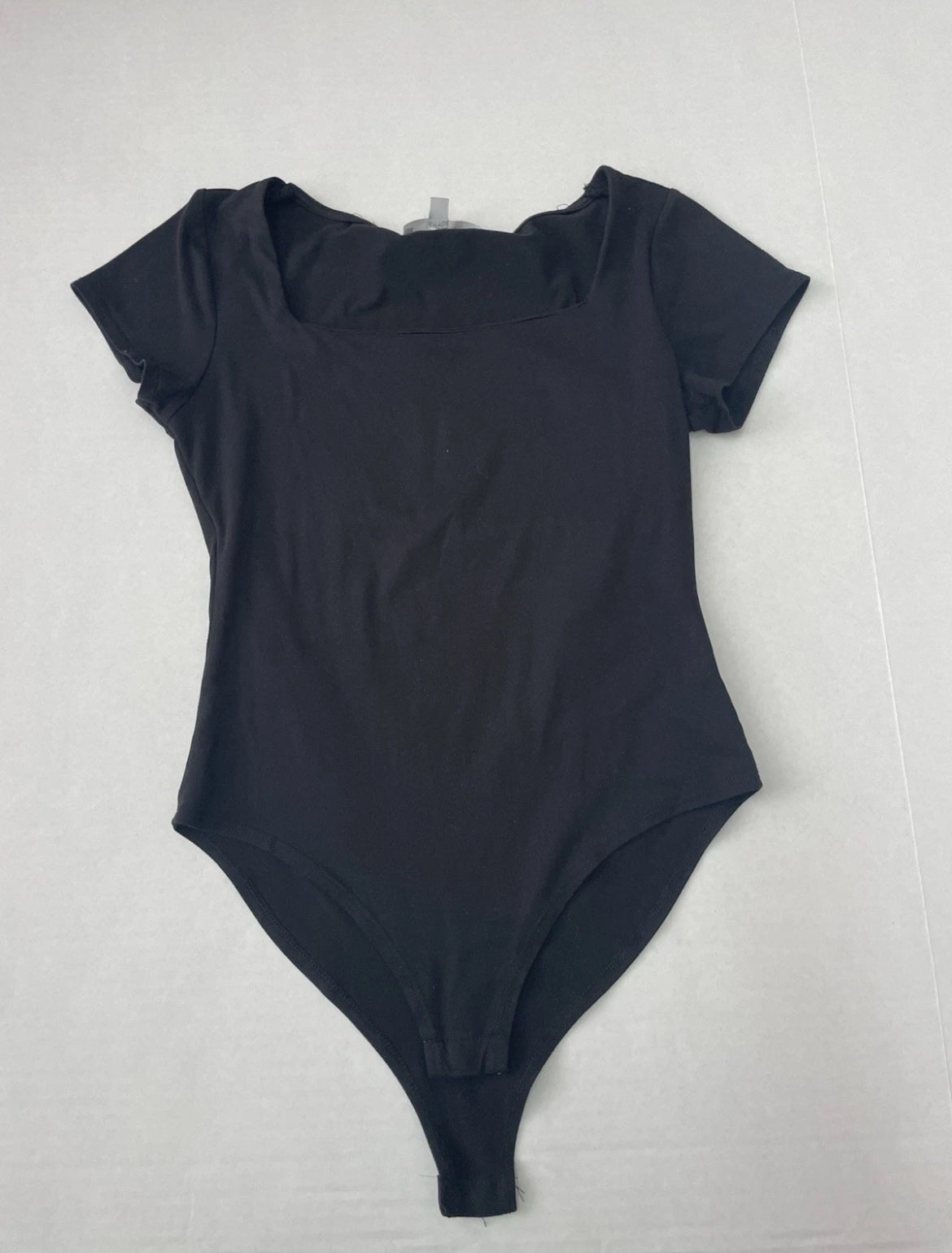 Gaze Bodysuit Small Black Polyester/Spandex