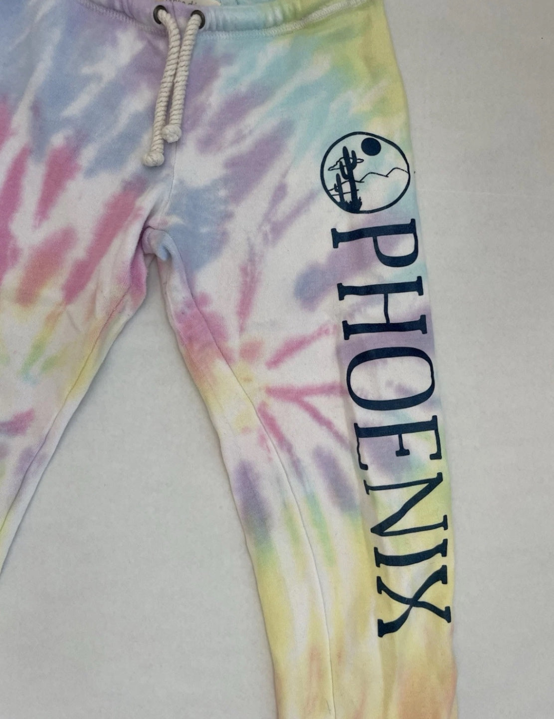 Ocean Drive Sweatpants Small Multicolor (pink, yellow, blue, purple, green) Cotton/Polyester