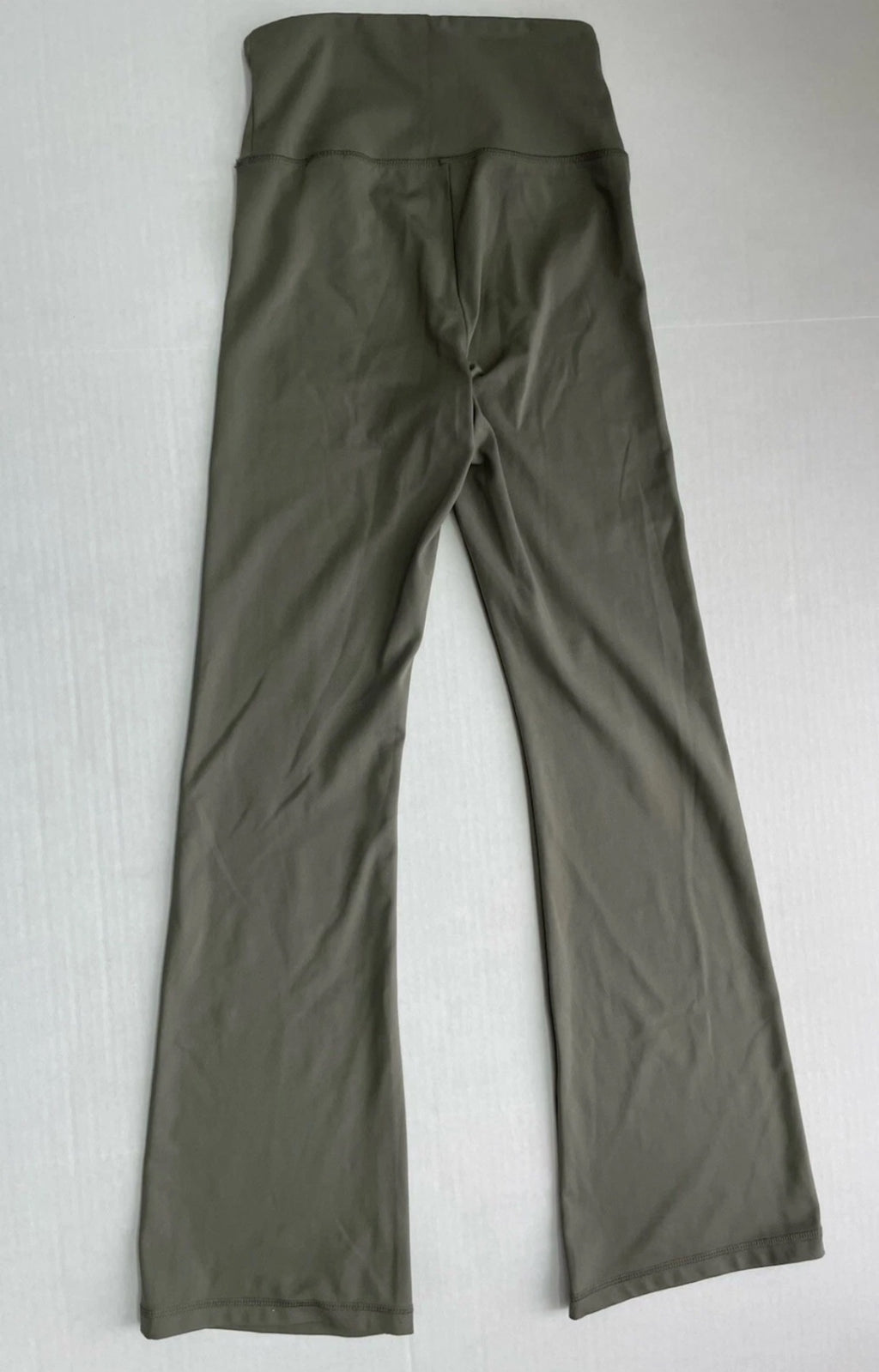 American Eagle Flare Leggings Petite Extra Small Olive Green Polyester