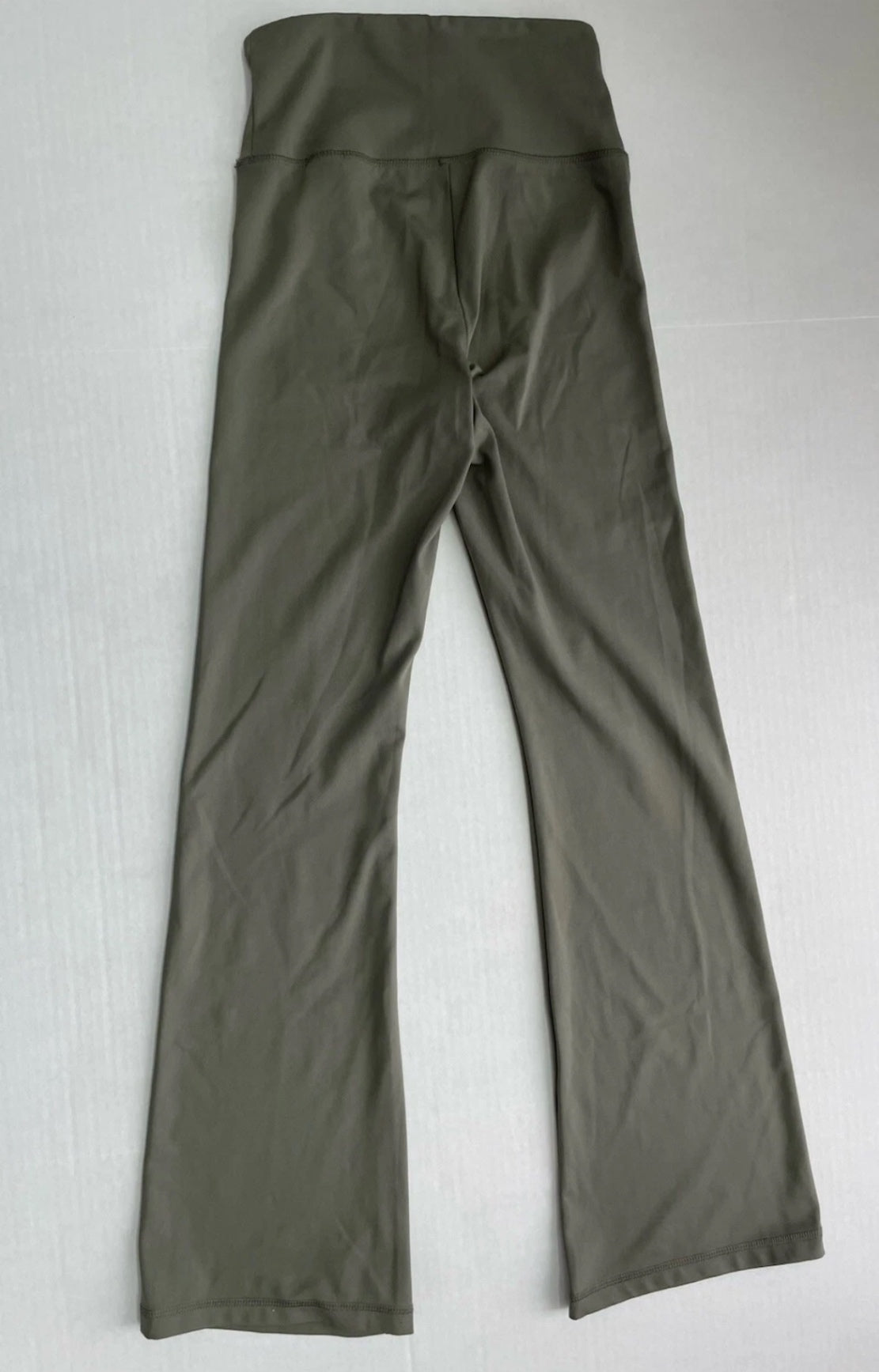 American Eagle Flare Leggings Petite Extra Small Olive Green Polyester