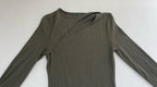 Wild Fable Long Sleeve Dress Extra Small Olive Green Cotton/Polyester/Nylon/Spandex