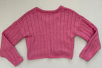 LA Hearts Sweater Small Pink Knit