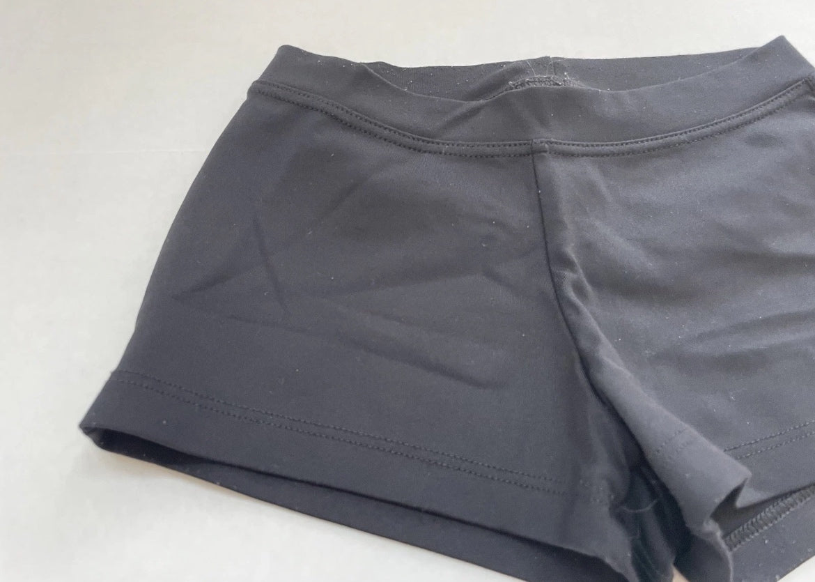Capezio Shorts Small Black Spandex
