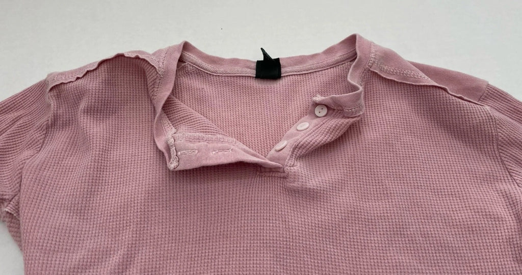 Wild Fable Long Sleeve Crop Top Extra Small Pink Knit