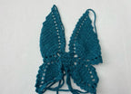 Unbranded Crop Top One Size Blue Crochet