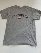 Alstyle T-Shirt Medium Gray Cotton/Polyester
