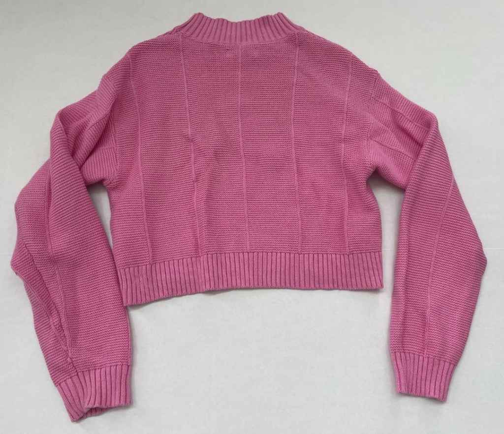 LA Hearts Sweater Small Pink Knit/Cotton